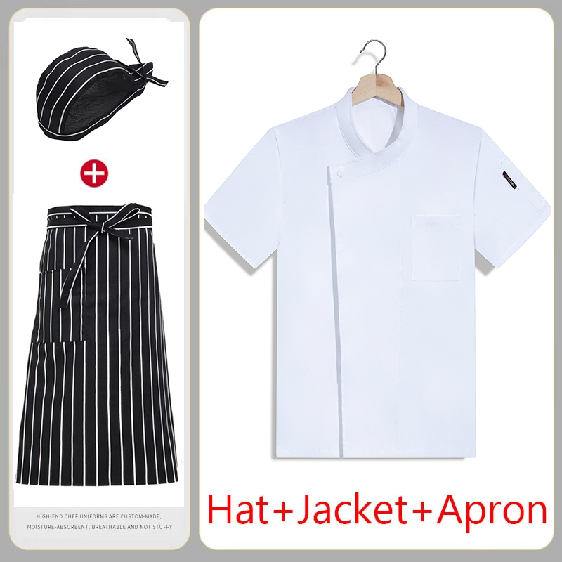 Kitchen Set Bakery - Tenue de Chef d'Été 3 Pièces