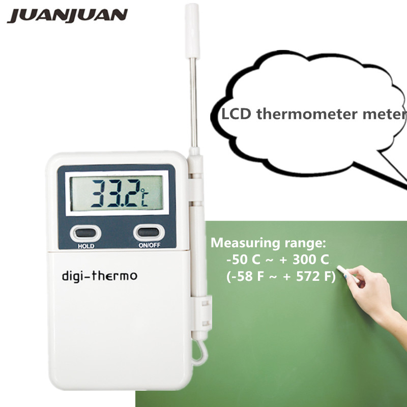 Kitchen With Baking Station - Thermomètre électronique LCD numérique multi-thermo, détecteur