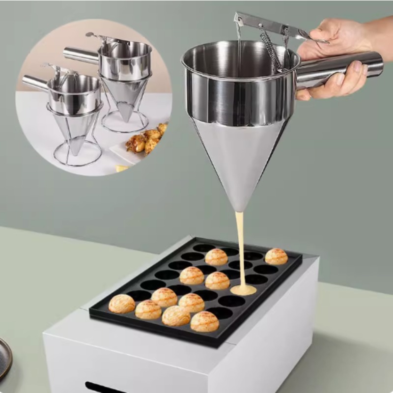 Kitchen Q - Entonnoir distributeur de liquide en acier
