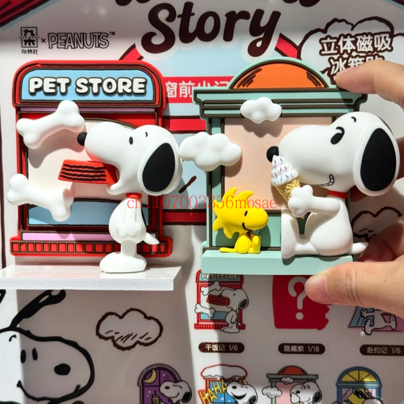 Kitchen Q - Aimants de réfrigérateur Snoopy aux cacahuètes,
