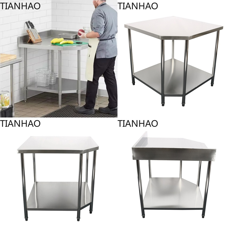 Kitchen With Baking Station - Plan de travail commercial en acier