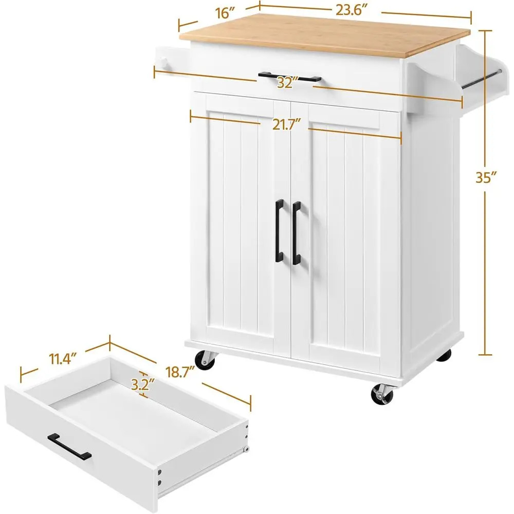 Chariot de cuisine roulant bla - Kitchen Q avis et prix