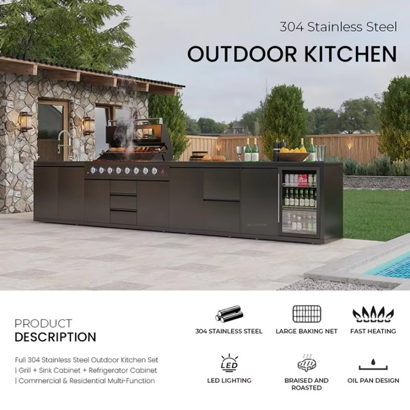 Station de barbecue d'extérieu - Kitchen With Baking Station avis et prix