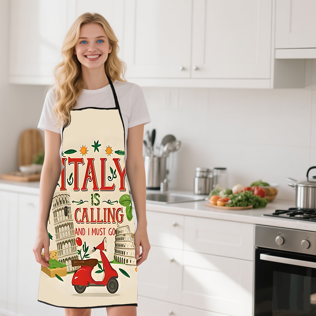 1 tablier à thème italien, mot - Baking Kitchen Design Ideas avis et prix
