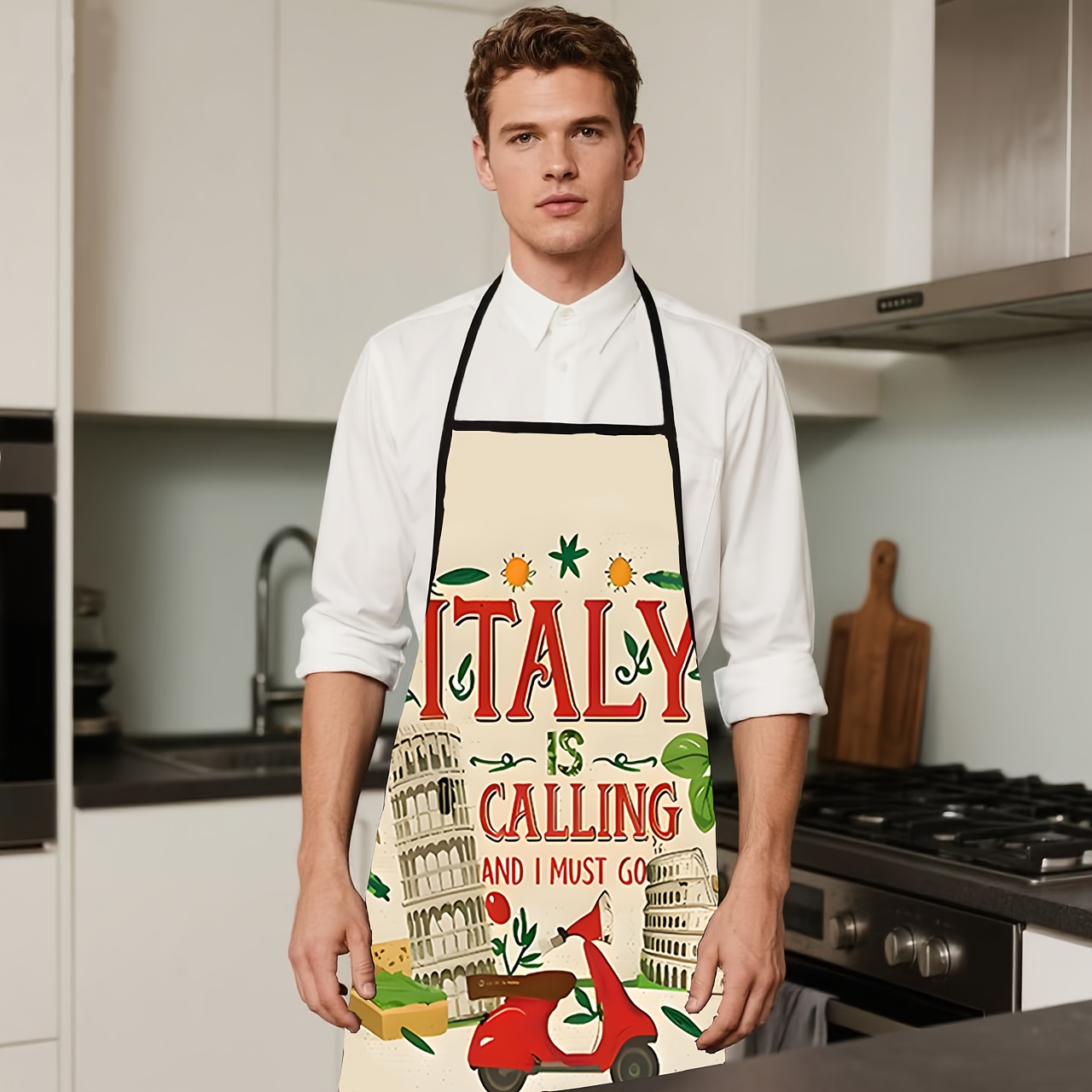 1 tablier à thème italien, mot - Baking Kitchen Design Ideas avis et prix